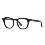 Unisex Round Eyeglasses // Black II