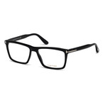 Unisex Rectangular Eyeglasses // Black