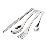 Manhattan Collection 4 Piece Cutlery Set (Silver)