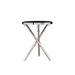 Trinity End Table // Silver