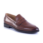 Gruber Leather Moccasin // Cognac (Euro: 41)