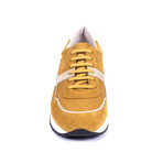 Sputnik Suede Sneakers // Yellow + Beige (Euro: 44)