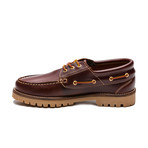 Celeron Leather Boat Shoe // Cognac (Euro: 43)