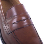 Gruber Leather Moccasin // Cognac (Euro: 43)