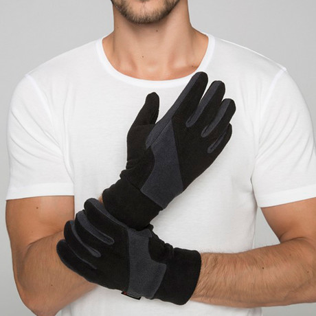 Gloves // Black + Gray (XS-S)