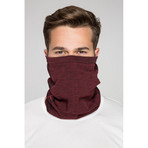 Seamless Neck Warmer // Claret Red