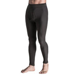 Men's Compression Long Pants // Gray (X-Large)
