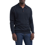 Polo Sweater // Navy (M)