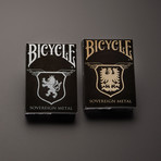 BICYCLE FAUX COPPER & STEEL // PAPER PLAYING CARDS