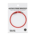 Rock Star Guitar String Bracelet // Red