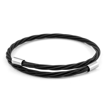 Backstage Guitar String Bracelet // Black