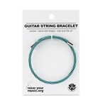 Totally Guitar String Bracelet // Teal