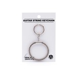 Guitar String Keychain // Silver