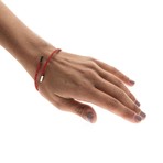 Rock Star Guitar String Bracelet // Red