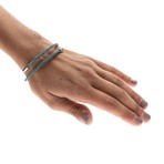 Totally Guitar String Bracelet // Teal