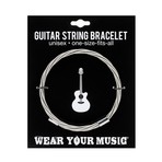 Simply Guitar String Bracelet // Silver