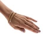 Guitar God Guitar String Bracelet // Gold