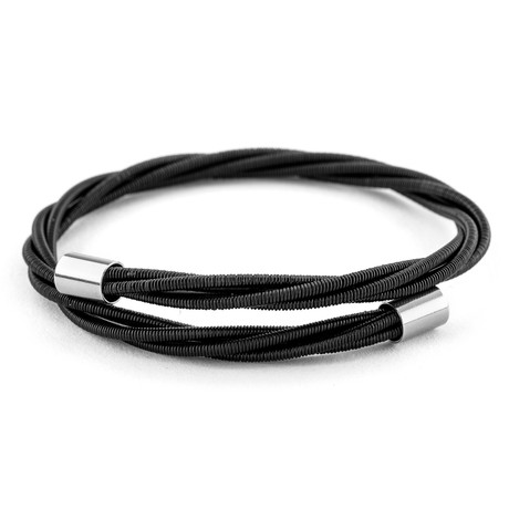 Bass String Bracelet // Black