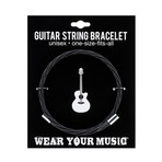 Backstage Guitar String Bracelet // Black