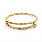 Baller Guitar String Bracelet // Gold