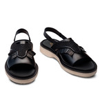 Sage Leather Sandal // Black (Euro: 42)