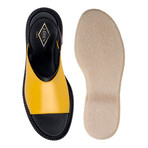 Reilly Leather Sandal // Yellow + Black (Euro: 44)