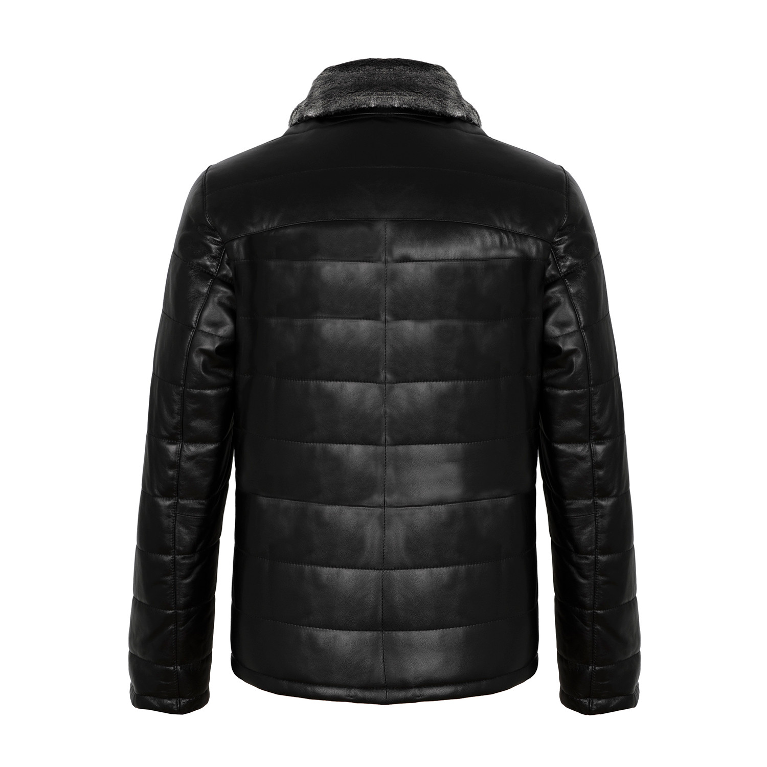 Collared Leather Jacket // Black (S) - Paul Parker // Burak & Espana ...