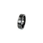 Matrix Carbon Fiber Ring // Aqua (9)