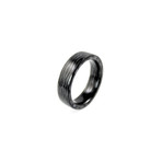 Matrix Carbon Fiber Ring // Aqua (9)