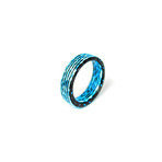 Matrix Carbon Fiber Ring // Blue (8.5)