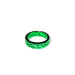 Matrix Carbon Fiber Ring // Green (8)