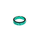 Matrix Carbon Fiber Ring // Aqua (9)