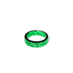 Matrix Carbon Fiber Ring // Green (8)