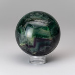 Genuine Polished Fluorite Sphere