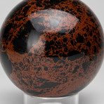 Genuine Polished Mahogany Obsidian Sphere