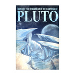 Pluto Retro Futuristic (18"W x 24"H x 1.5"D)