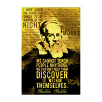 Galileo Science Quotes (18"W x 24"H x 1.5"D)