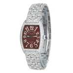 Franck Muller Cintree Curvex Quartz // 1752 QZ D B OG Red // Pre-Owned