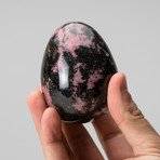 Natural Polished Imperial Rhodonite Egg