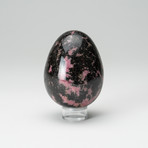Natural Polished Imperial Rhodonite Egg
