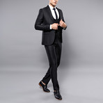 Lucas 3-Piece Slim Fit Suit // Black (Euro: 50)