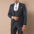 Shoosh 3-Piece Slim Fit Suit // Smoke (Euro: 46)