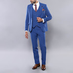 Fin 3-Piece Slim Fit Suit // Blue (Euro: 48)