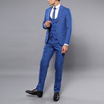 Kylian 3-Piece Slim Fit Suit // Blue (Euro: 47)