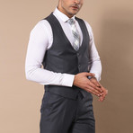 Shoosh 3-Piece Slim Fit Suit // Smoke (Euro: 46)