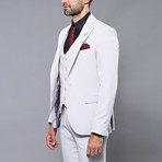 Remi 3-Piece Slim Fit Suit // Ivory (Euro: 50)