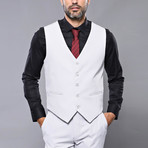 Remi 3-Piece Slim Fit Suit // Ivory (Euro: 50)