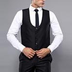 Lucas 3-Piece Slim Fit Suit // Black (Euro: 44)
