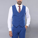 Fin 3-Piece Slim Fit Suit // Blue (Euro: 48)