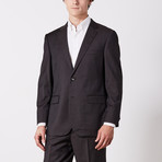Paolo Lercara // Suit // Brown Solid Twill (US: 42R)